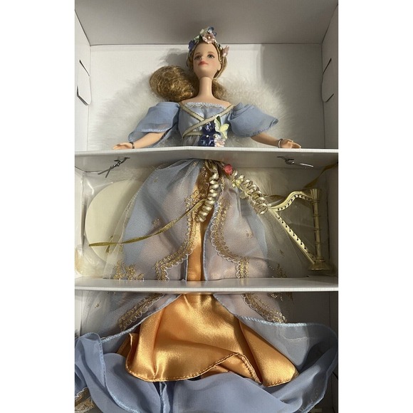 Barbie Angels of Music Collection 1st: Harpist Angel NRFB - Picture 1 of 14